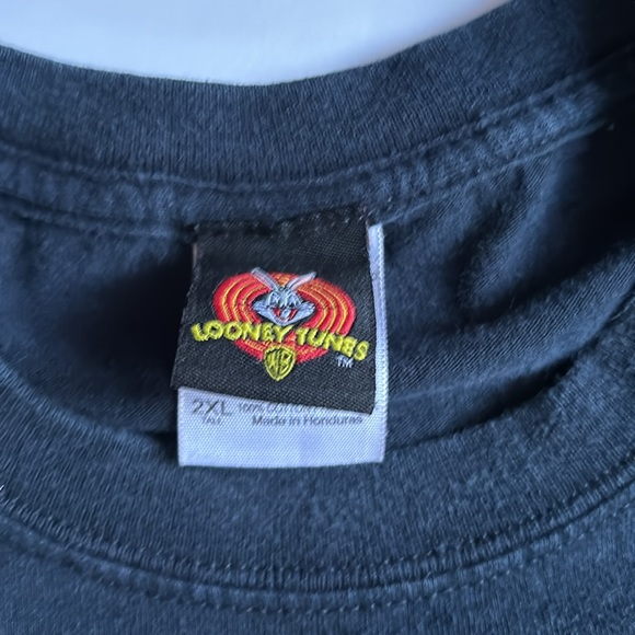 Retro Y2K Looney Tunes Tasmanian Devil Money Stack Tee - Picture 3 of 9